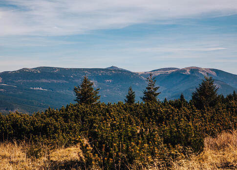 Blick vom Hanč und Vrbata-Hügel