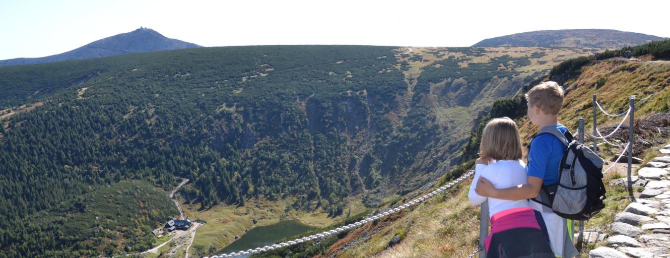 Mit den Kindern zur Sněžka 