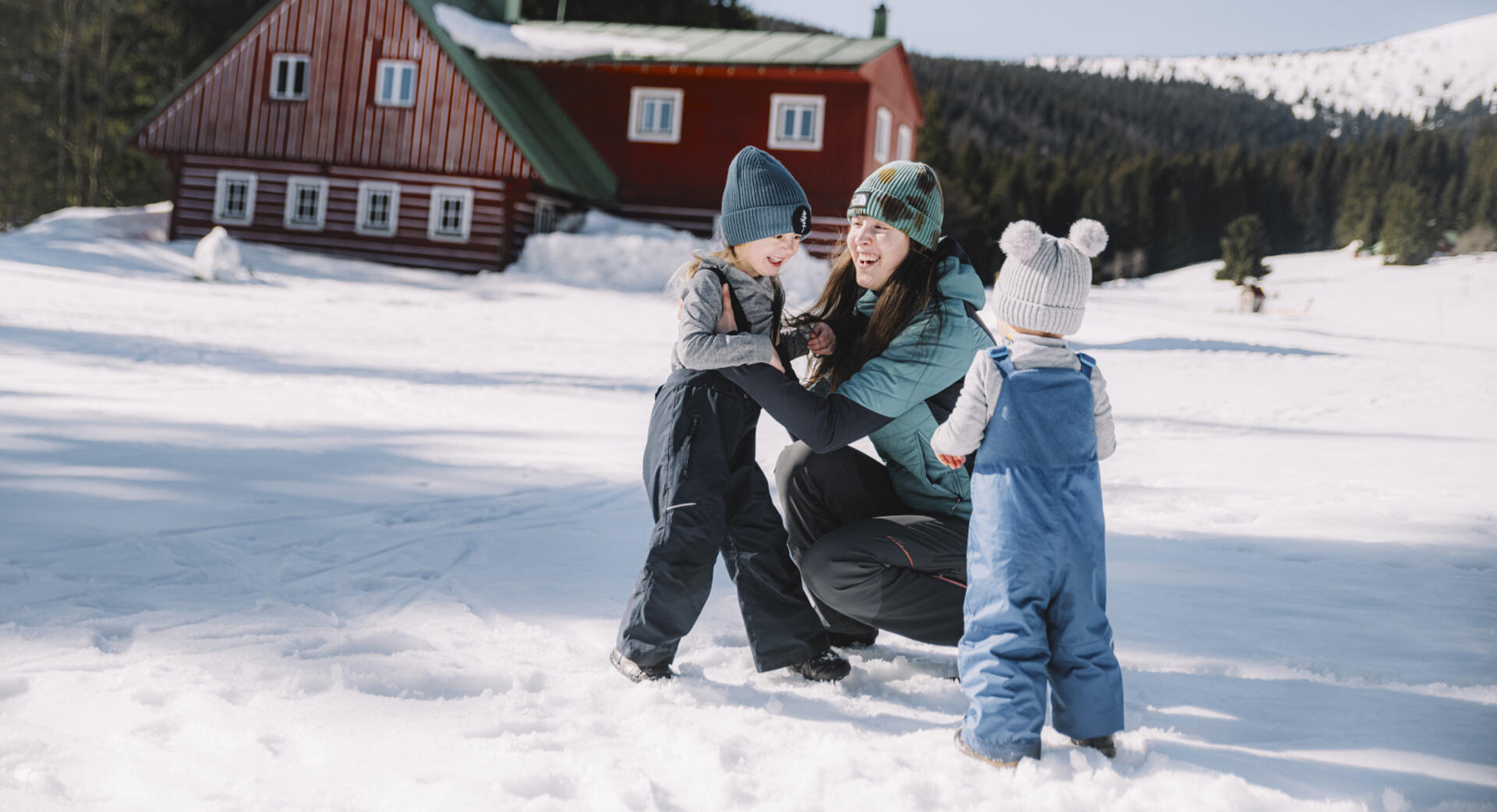 Zimní dovolená s dětmi v Krkonoších
