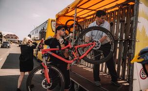 Krkonoše Fahrradbusse