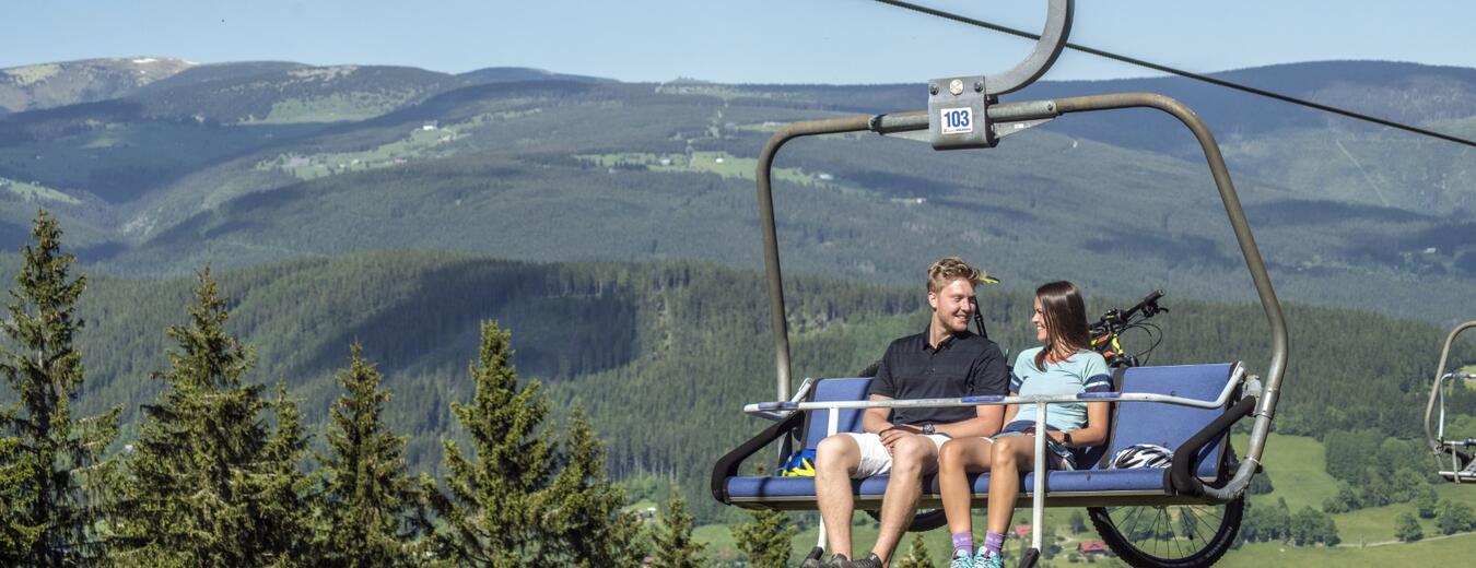 Chairlift to Zaly