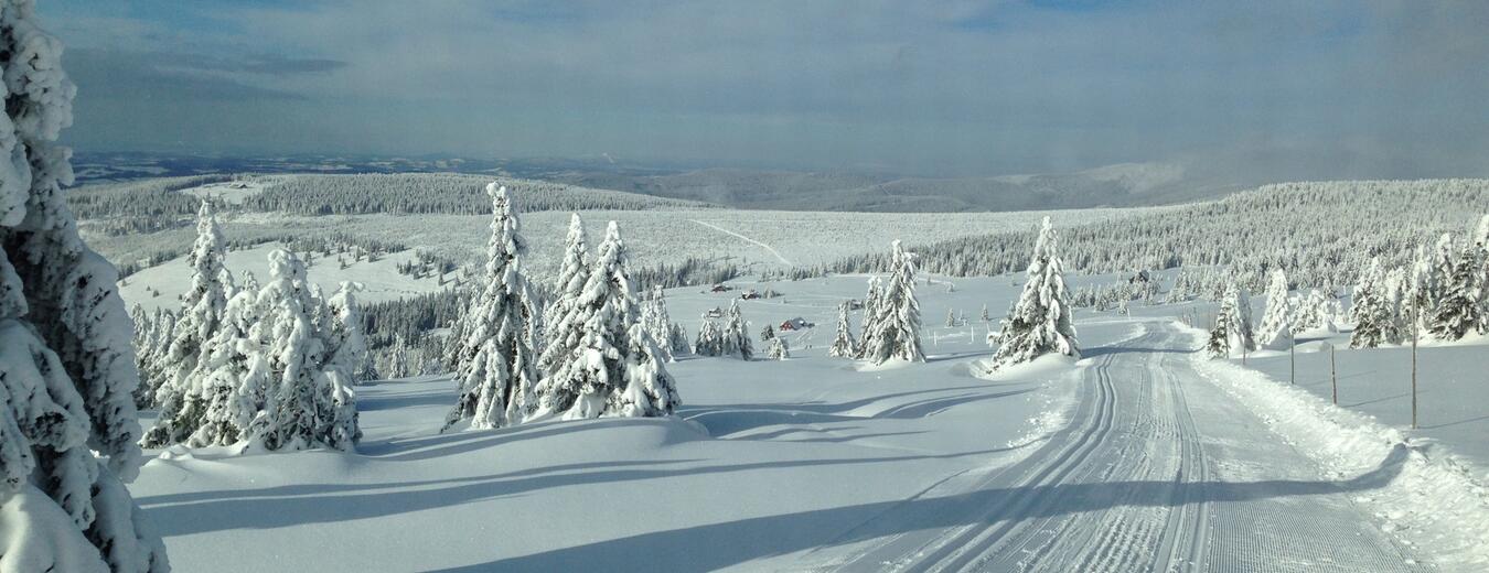 The Strazne cross - country trails