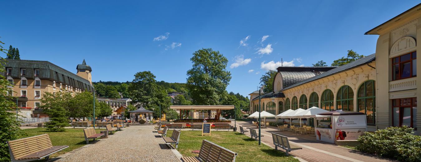 Art Nouveau Spa Colonnade Janské Lázně