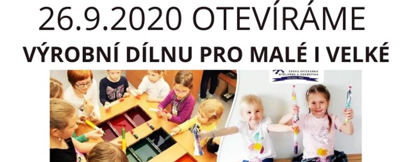 Nová výrobní dílna pro malé i velké