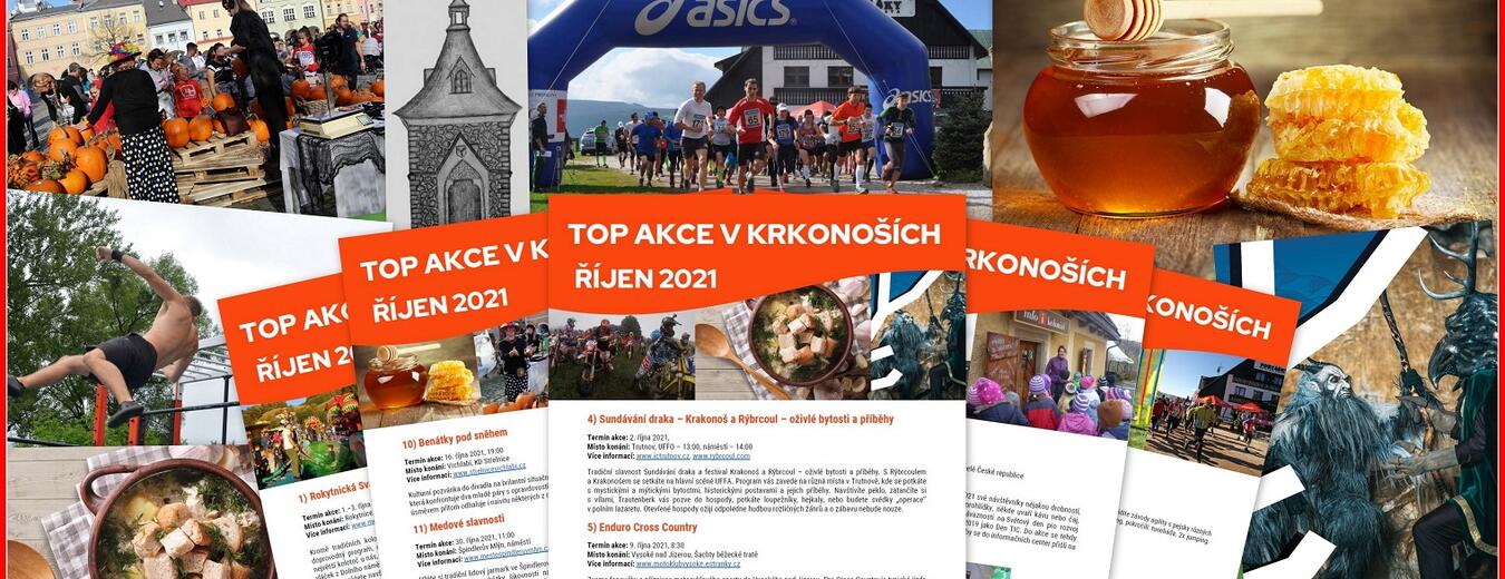 TOP akce v Krkonoších říjen 2021