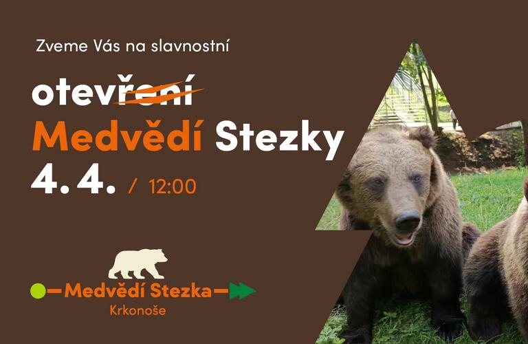 Medvědí stezka se v Krkonoších otevře už 4. dubna
