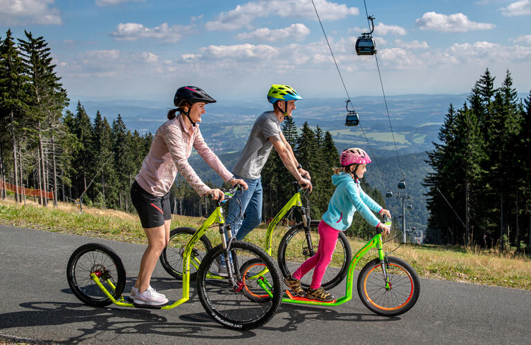 Rollerabfahrt im Riesengebirge