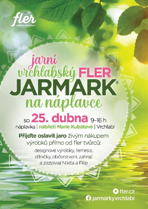 Jarní vrchlabský flerjarmark na náplavce