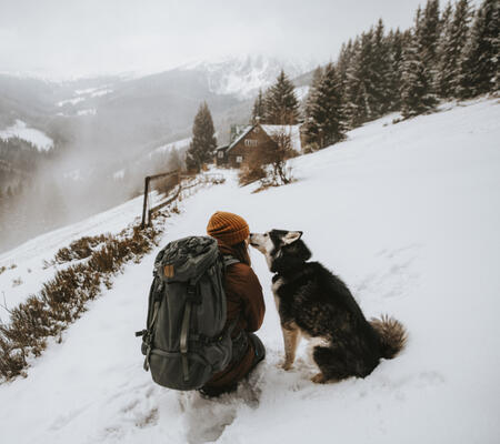Winter in den Bergen