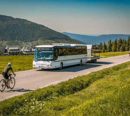 Krkonošské cyklobusy