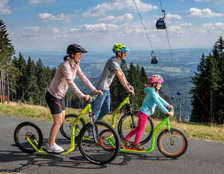 Rollerabfahrt im Riesengebirge