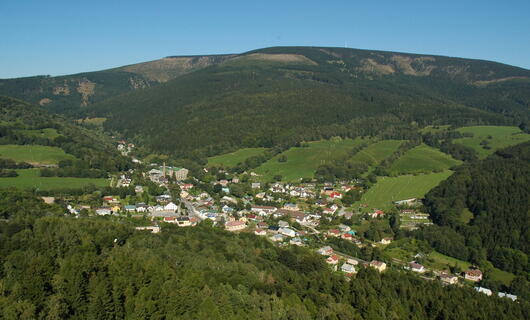 Černý Důl - letecký snímek