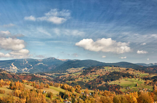 Výhled od Márinkova kříže