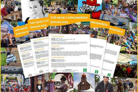 TOP akce v Krkonoších – červen 2025